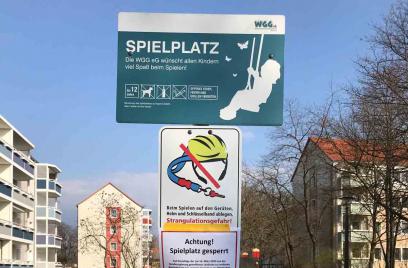 Spielplätze ab 19.03.2020,  00:00 Uhr, gesperrt