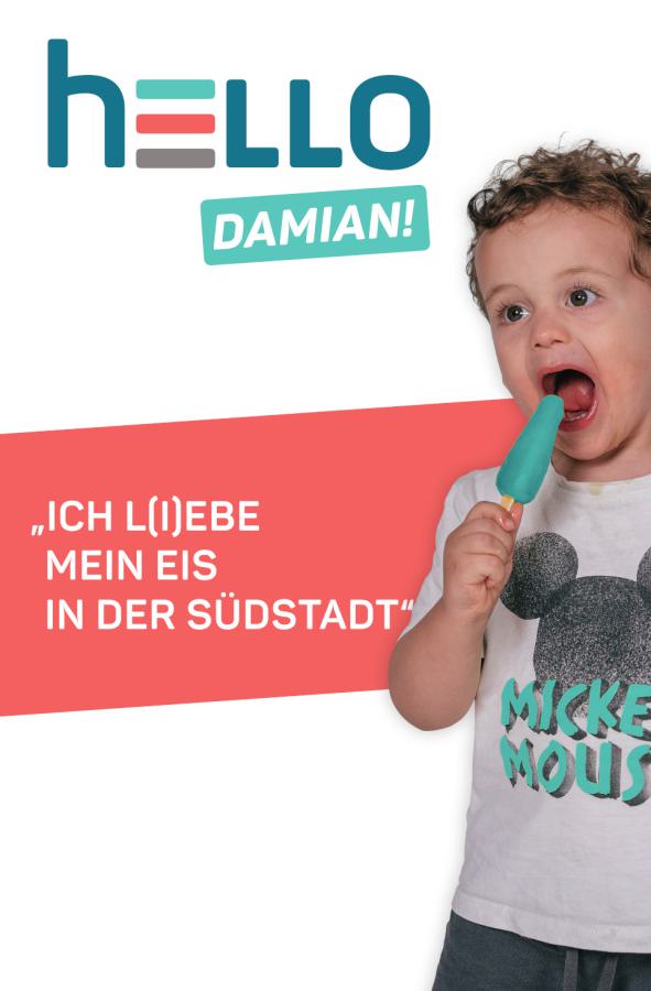 HELLO Damian – ich l(i)ebe mein Eis in der Südstadt
