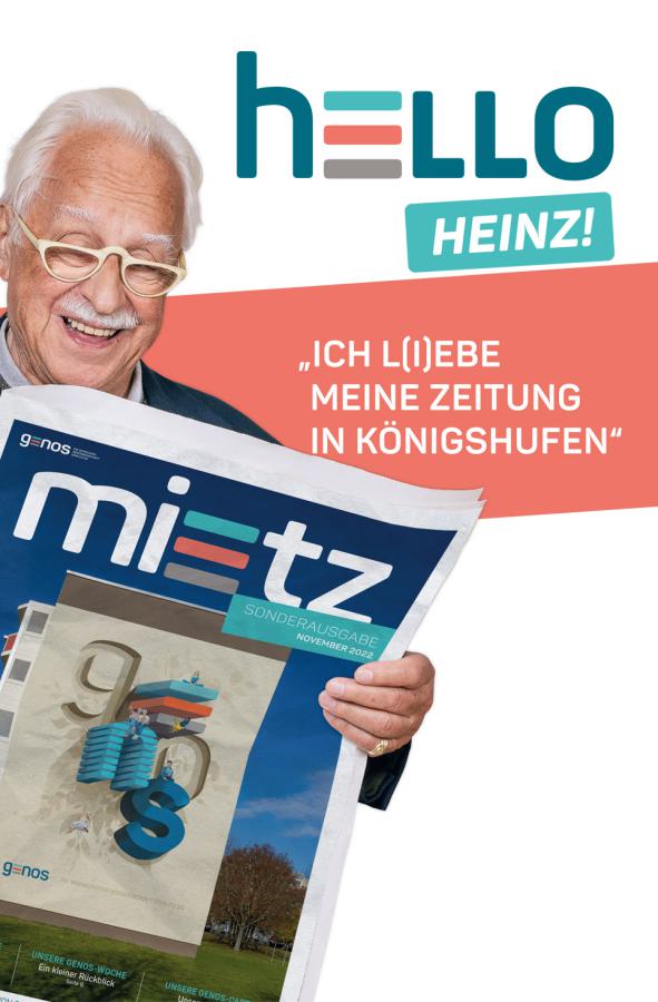 HELLO Heinz – Ich l(i)ebe meine Zeitung in Königshufen