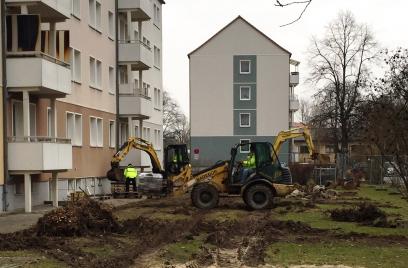 Bau-Start 2017 - Balkonansetzungen!