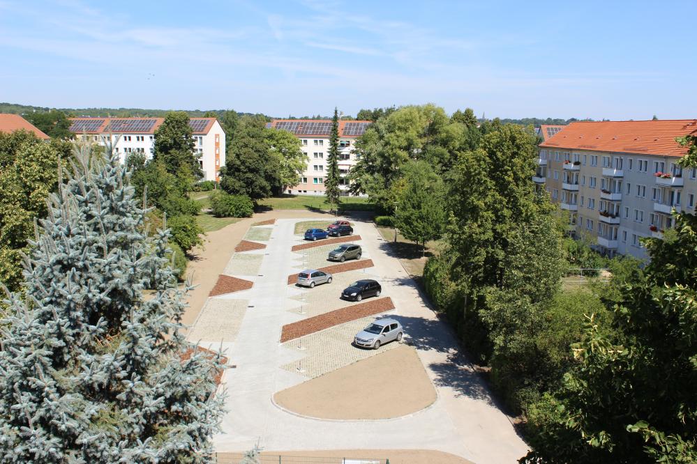 Parkplatz Weinhübel - Fritz-Heckert-Straße